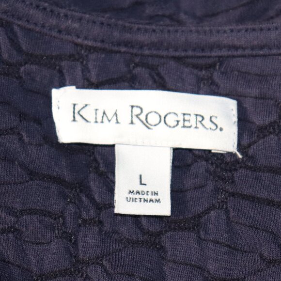 💙✨🧵 Kim Rogers Blouse · Navy Classic · Size L - Picture 2 of 6